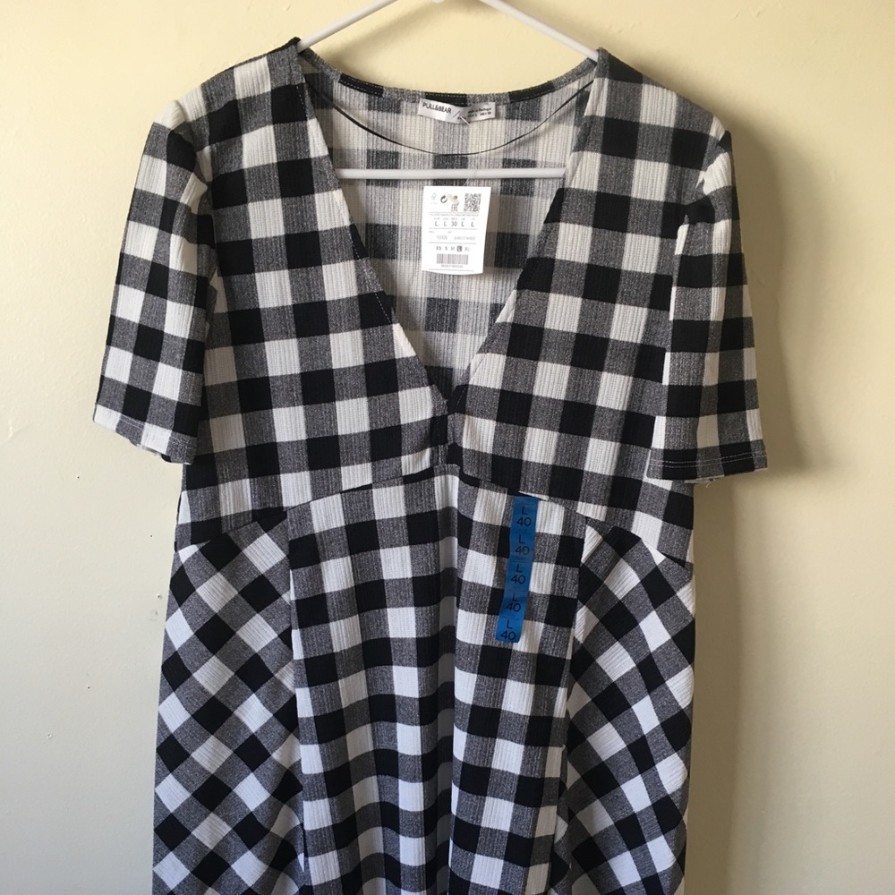 Loose fitting gingham sundress